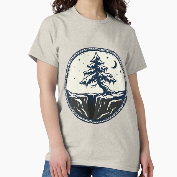 HQ Deep Vintage Winter Abyss Art T-Shirt