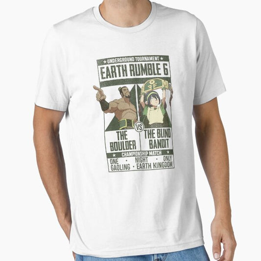 Avatar: The Last Airbender Boulder VS Blind Bandit Poster T-Shirt