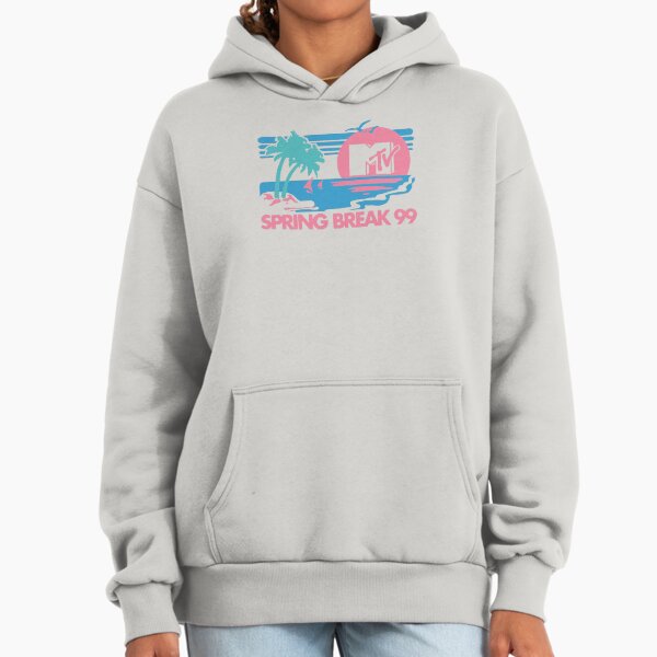 MTV Pastel Colors Beach Spring Break 99 Logo Hoodie