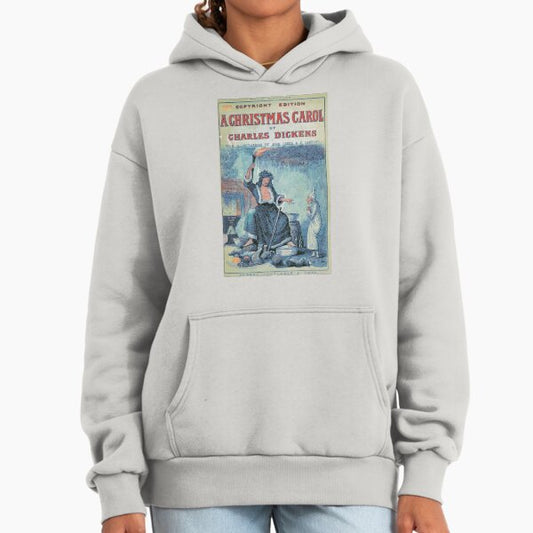 Vintage Cover of "A Christmas Carol" by Charles Dickens" (1886) Hoodie