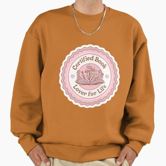 Certified lifelong book lover Sweatshirt