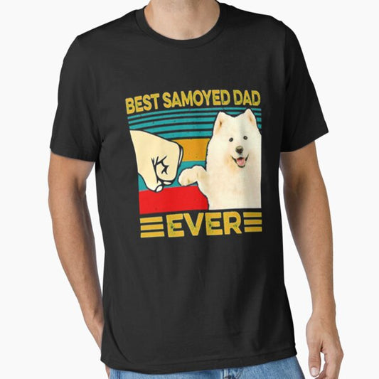 Vintage best Samoyed dad ever Tshirt T-Shirt