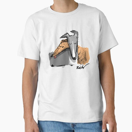 Blue and Brindle headrest T-Shirt