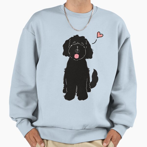 LOVE Black Goldendoodle Dog Sweatshirt