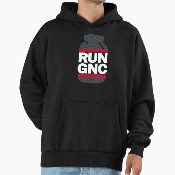 RUN GNC on Black Hoodie