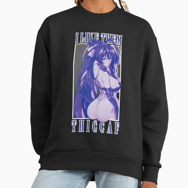 I Like Them Thicc AF Akeno Himejima #1 Lilac Pastel Aesthetic Sweatshirt