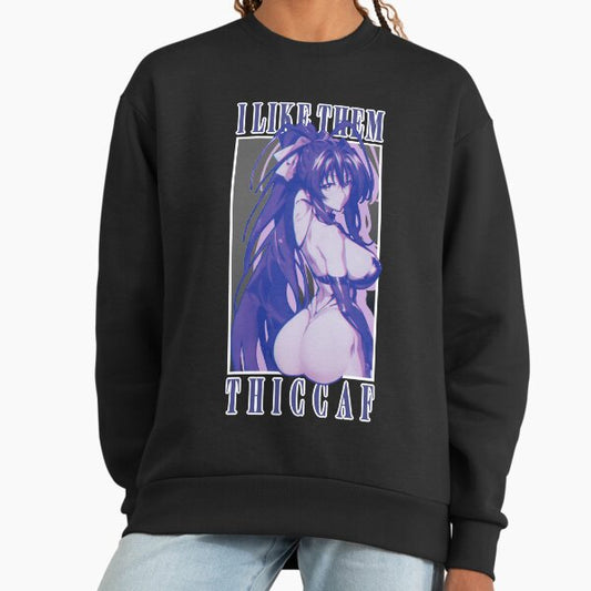 I Like Them Thicc AF Akeno Himejima #1 Lilac Pastel Aesthetic Sweatshirt