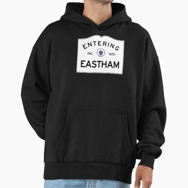 Entering Eastham Massachusetts - Commonwealth of Massachusetts Road Sign Hoodie