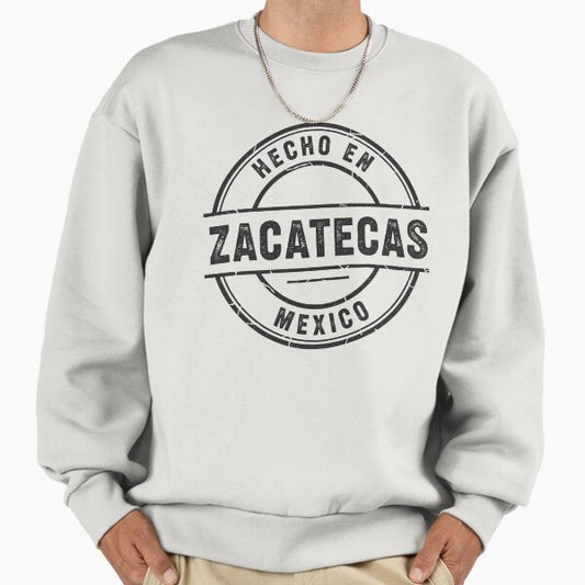 Hecho en Zacatecas – Vintage Mexican Stamp Style Design Sweatshirt