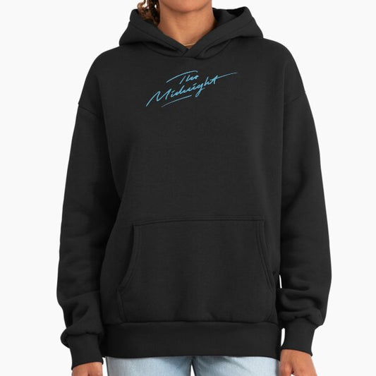 The Midnight Flat Blue Logo Hoodie