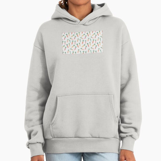 Colourful Carrot Digital Paper Hoodie