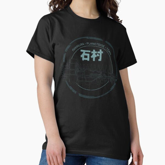 DEAD SPACE - ISHIMURA PLANETSIDE TEAM - Blue (Game Color) T-Shirt