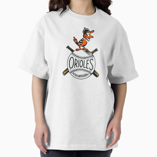 Vintage Bird on The Ball and Bats T-Shirt