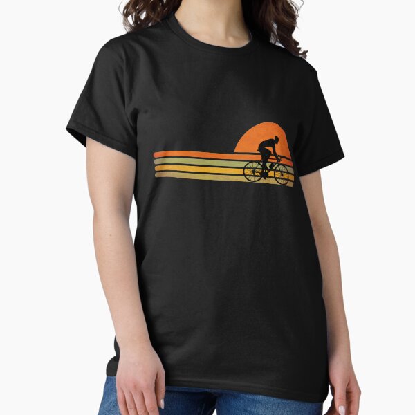 Retro vintage bicycle rider, gift for bicycle lovers T-Shirt