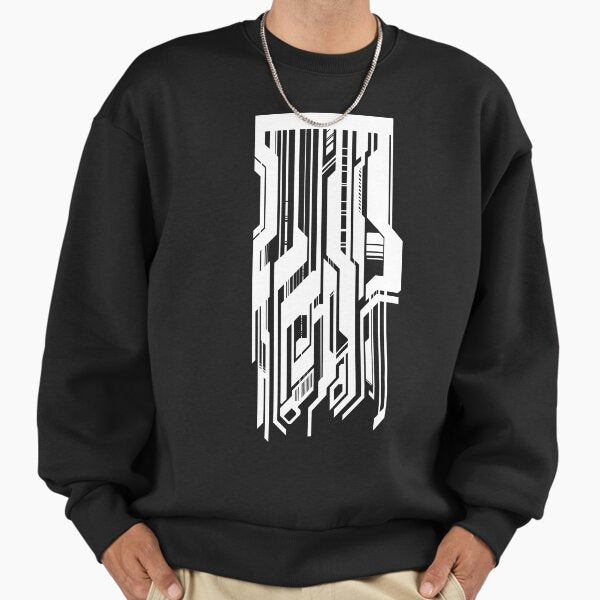 Cyberpunk Pattern - White Sweatshirt