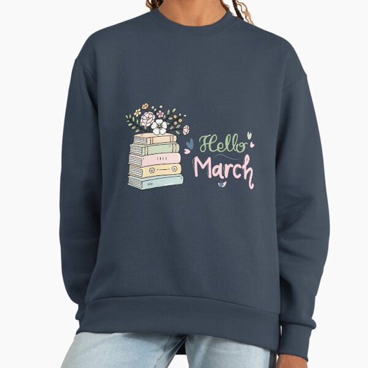 Books and flowers Sweatshirt