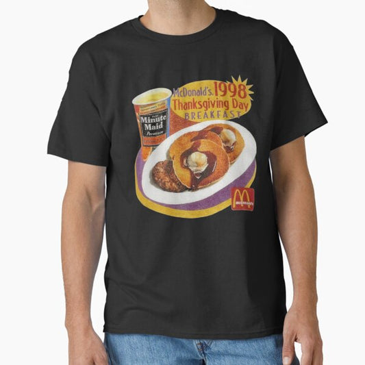 McD's Thanksgiving Breakfast 1998 Vintage Repop T-Shirt