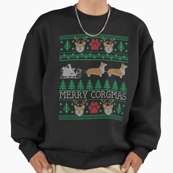 Title:- Funny Corgi Dog Lover Owner Corgi Ugly Christmas Sweater Sweatshirt