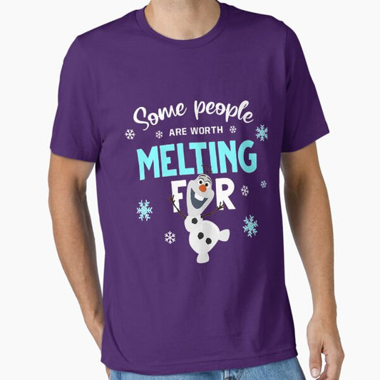 Some people are worth melting for - Olaf T-Shirt T-Shirt