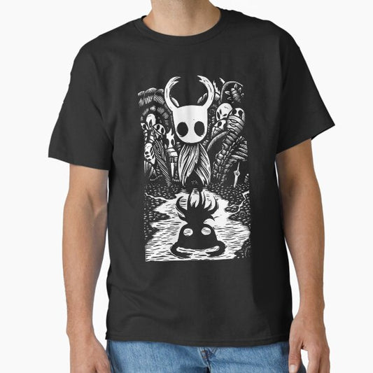 Ghost Knight Graphic Art Hollow Knight Funny Game T-Shirt