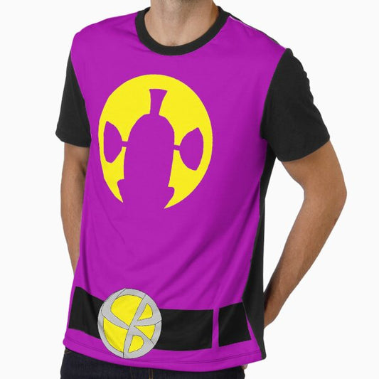 Purple and Yellow FOREVER - LarryBoy Homage Graphic T-Shirt