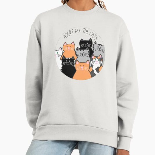 Adopt All the Cats Sweatshirt