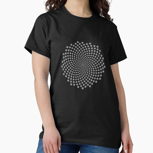Sunflower Fibonacci Spiral T-Shirt T-Shirt