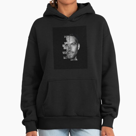 Remembering Paul Walker: Iconic Silhouette Tribute T-Shirt Hoodie