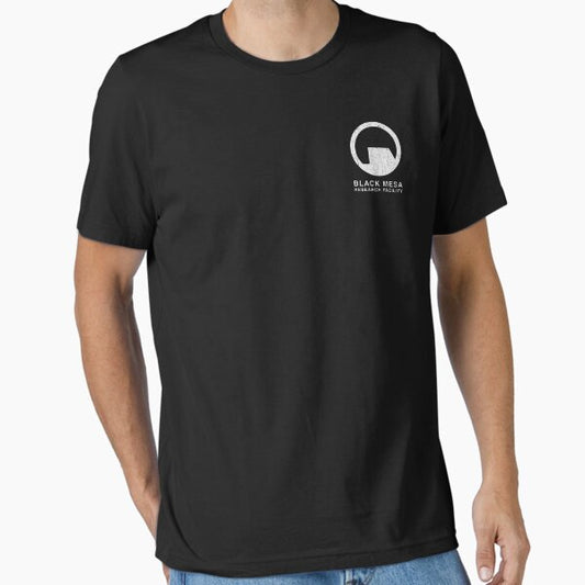 Black Mesa Research Facility (Chest Pocket) T-Shirt