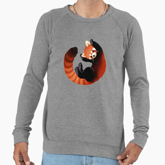 Red Panda Lightweight Sweatshirt