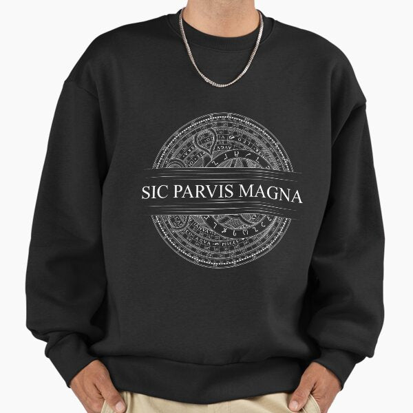 Sic Parvis Magna - Uncharted - White Version Sweatshirt