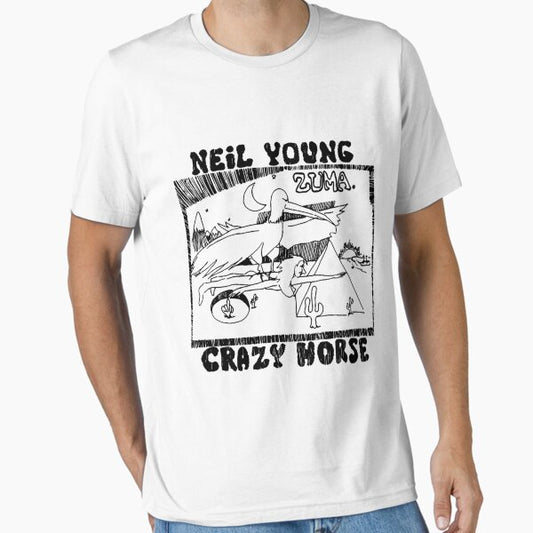 Doodles 70S Zuma Horse Art -Young T-Shirt