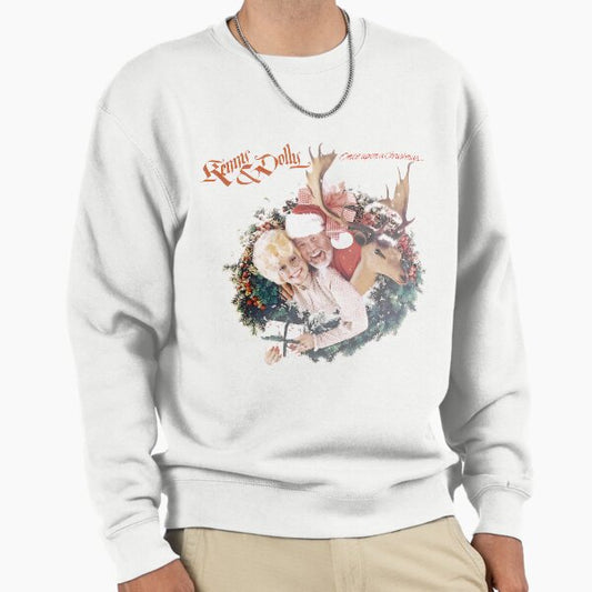 Kenny Dolly Christmas Duo Wreath & Reindeer | PERFECT GIFT FOR YOU AND FRIENDS Sweatshirt