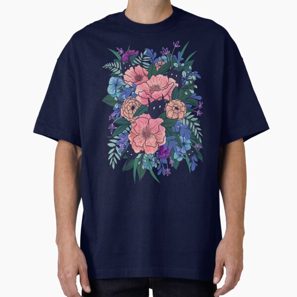 Wild Flowers (on Blue) T-Shirt