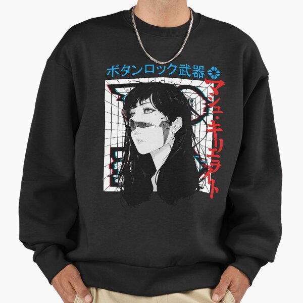 Cyberpunk Cyborg Girl Vaporwave Urban Style Sweatshirt