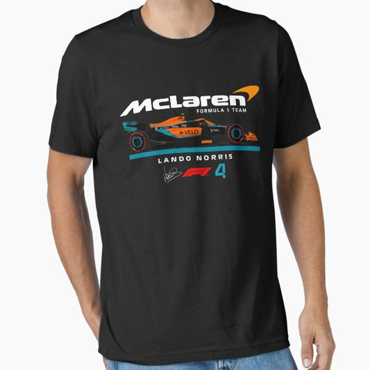 Mcl f mclaren f team lando norris f logo, mclaren f merch, lando norris clothing, T-Shirt