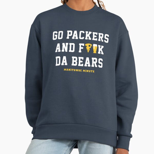 Charlie Berens Merch Go Packers And Fk Da Bears Shirt Sweatshirt