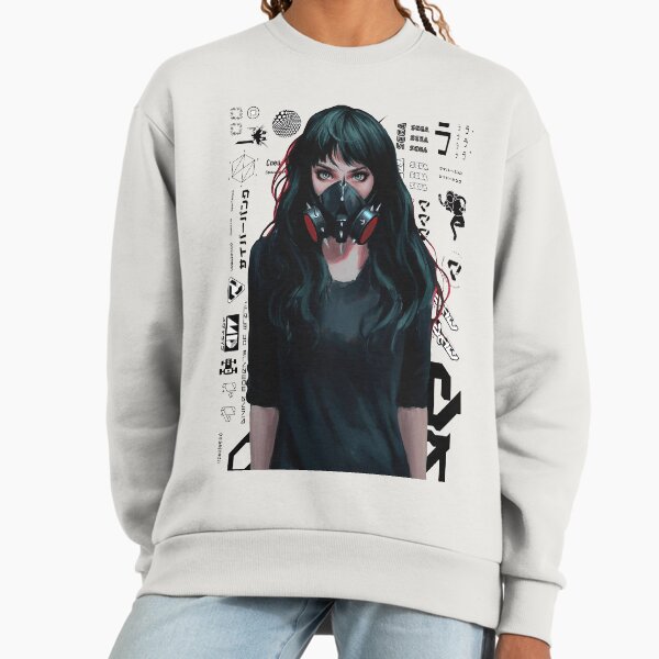 Cyberpunk Gamer Girl Design Patterns Sweatshirt