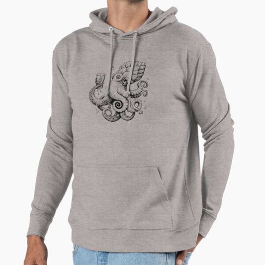 Hoptopus - The Beer Drinking Octopus Hoodie
