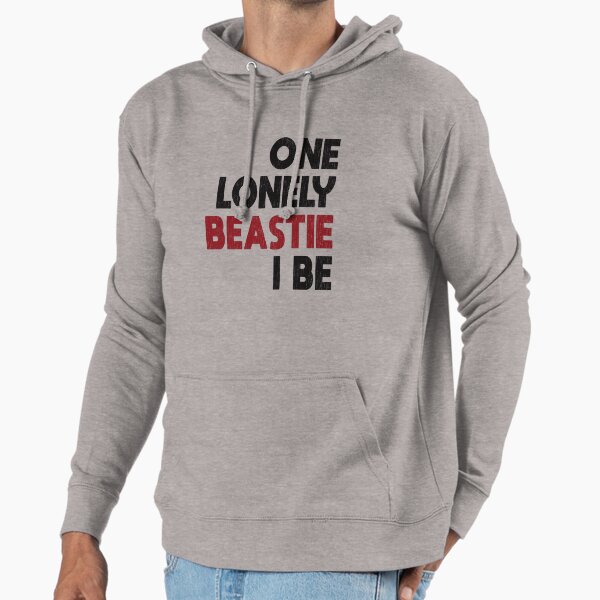 One lonely beastie I be. - Rap Lyrics Hoodie