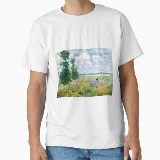 Claude Monet Poppy Field Argenteuil T-Shirt