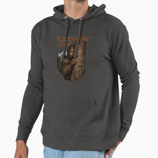 Sasquatch Bigfoot Hiding Hoodie