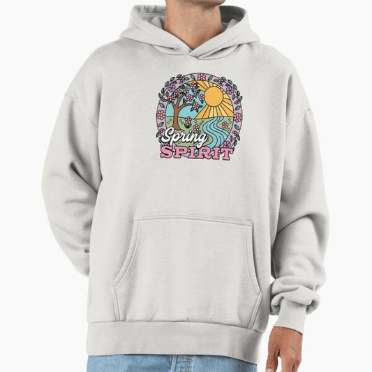 Boho Spring Scene Nature Landscape Hoodie