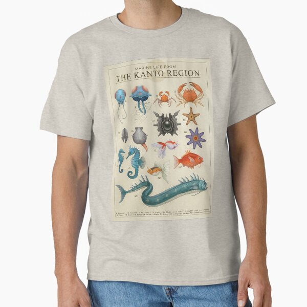 Marine Life from Kanto T-Shirt