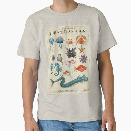 Marine Life from Kanto T-Shirt