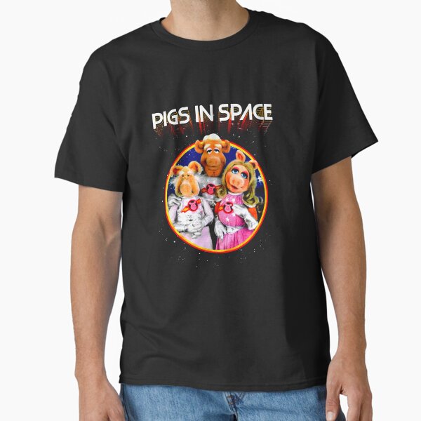 The Muppets Pigs In Space Soft Fitted 301 T-Shirt