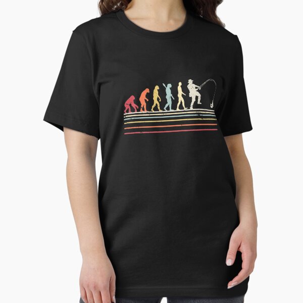 Retro Fishing product, Evolution Of Man, Fisherman Tee T-Shirt