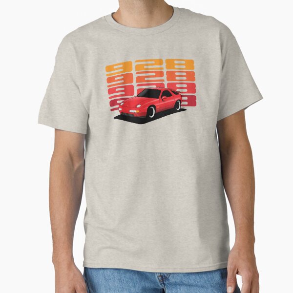 Porsche 928 GTS retro Illustration Guards Red T-Shirt