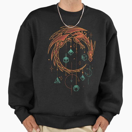 Draconic Dice keeper - Roleplayer Gamer Sweatshirt