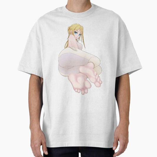Blonde Anime Girl Feet T-Shirt